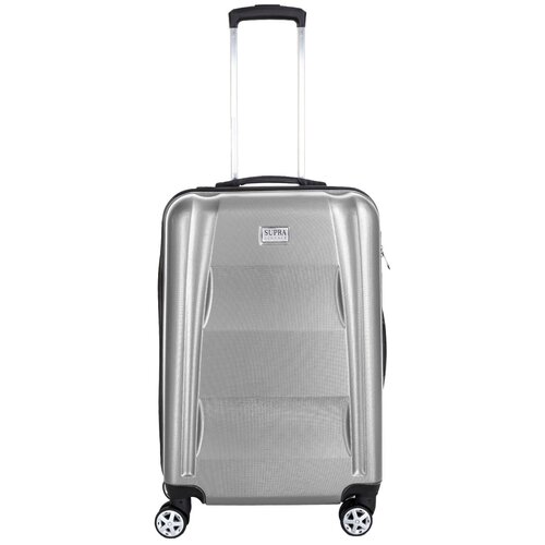 фото Чемодан легкий supra luggage из abs пластика, кодовый замок с индивидуальной настройкой кода, usb-разъем, 115 литров, 4 колеса с поворотом на 360 градусов