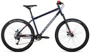 Велосипед Forward Sporting 27,5 X 2021 рост 19" темно-синий/красный