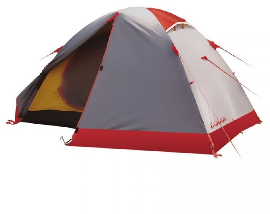 Палатка Tramp: Peak 3 (V2) (Серый)