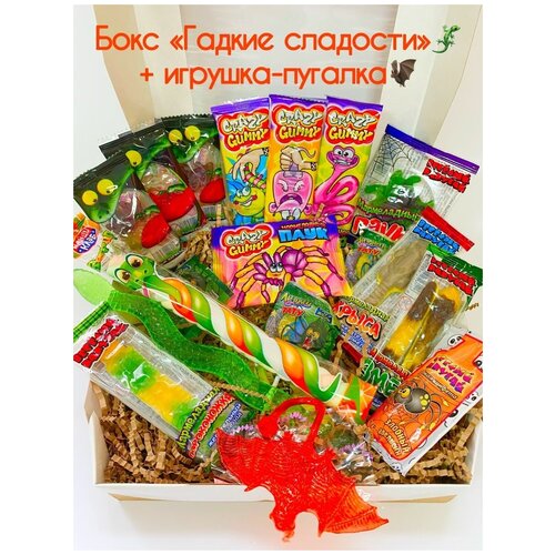 Подарочный набор Гадкие сладости леденцы caramila lollipops гадкие 110г