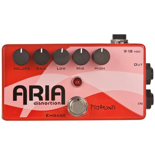 Pigtronix Xes Aria Distortion эффект гитарный овердрайв pigtronix constellator micro гитарный эффект delay