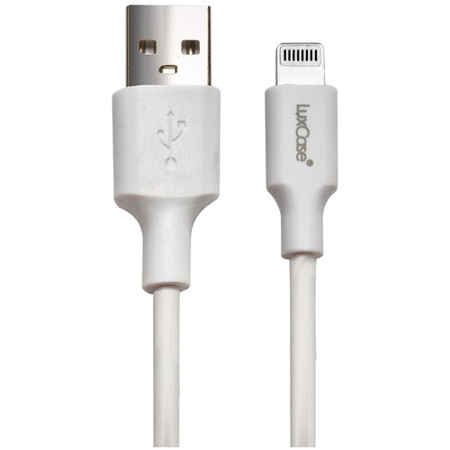 Кабель Lightning для Apple 1м 1.8A PVC от LuxCase набор держатель для провода кабель для apple lightning новогодняя 1а 1м