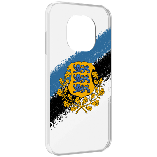 Чехол MyPads герб флаг эстонии-2 для Blackview BL8800 / BL8800 Pro задняя-панель-накладка-бампер