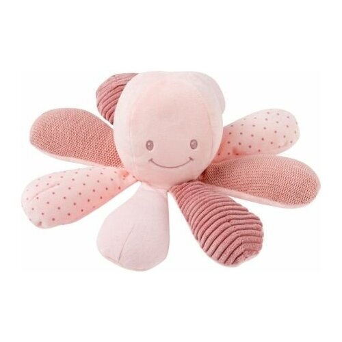 Игрушка мягкая Nattou Soft toy Lapidou Activity Octopus Осьминог pink 879736