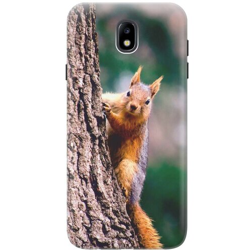 фото Re:paчехол - накладка artcolor для samsung galaxy j7 (2017) с принтом "белочка"