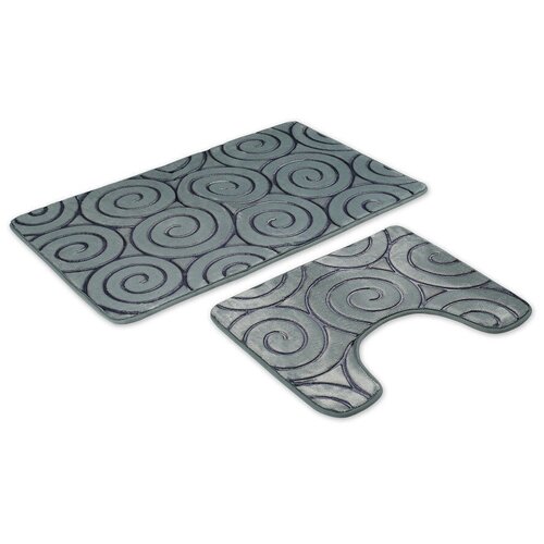 Набор ковриков для ванной ( 50*80 и коврик с вырезом 40*60)