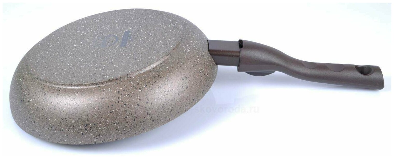 Сковорода универсальная Tima TVS Art Granit 28 см светло-коричневый АТ-1028 - фото №19