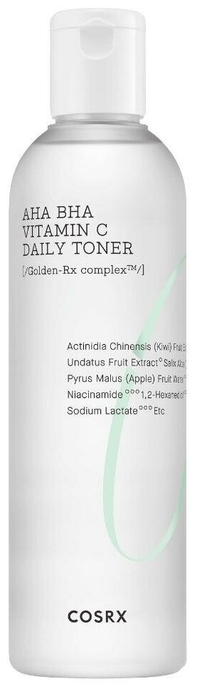 Мультикислотный тонер для сияния COSRX Refresh AHA BHA Vitamin C Daily Toner