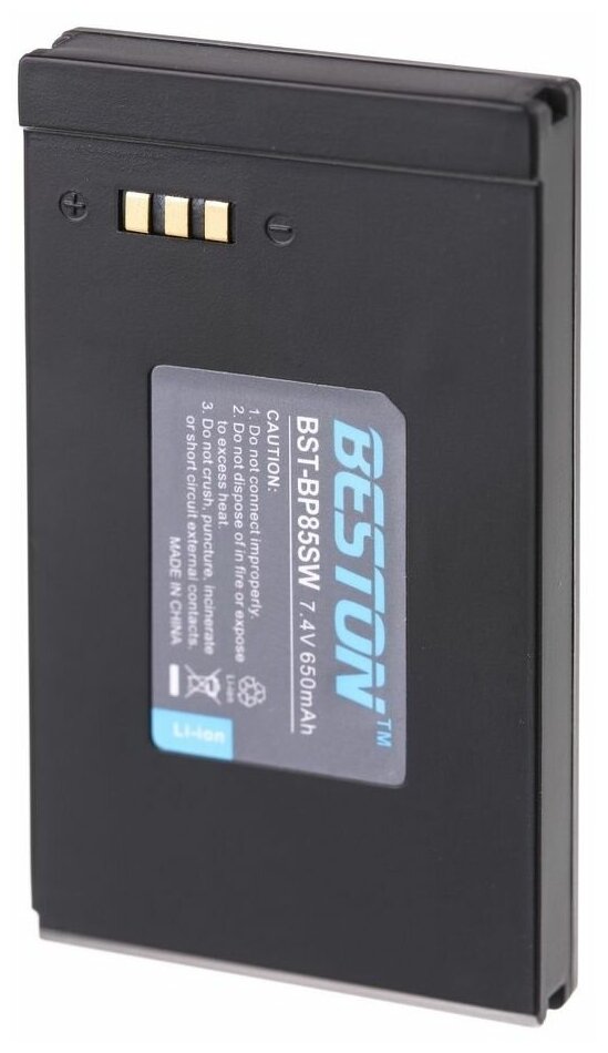 Аккумулятор BESTON для видеокамер SAMSUNG BST-BP85SW, 7.4 В, 650 мАч