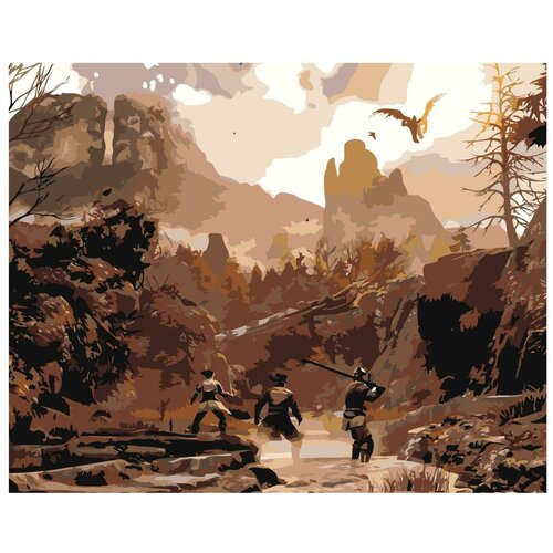 фото Картина по номерам, 60 x 75, z-ab411, "живопись по номерам", набор для раскрашивания, раскраска