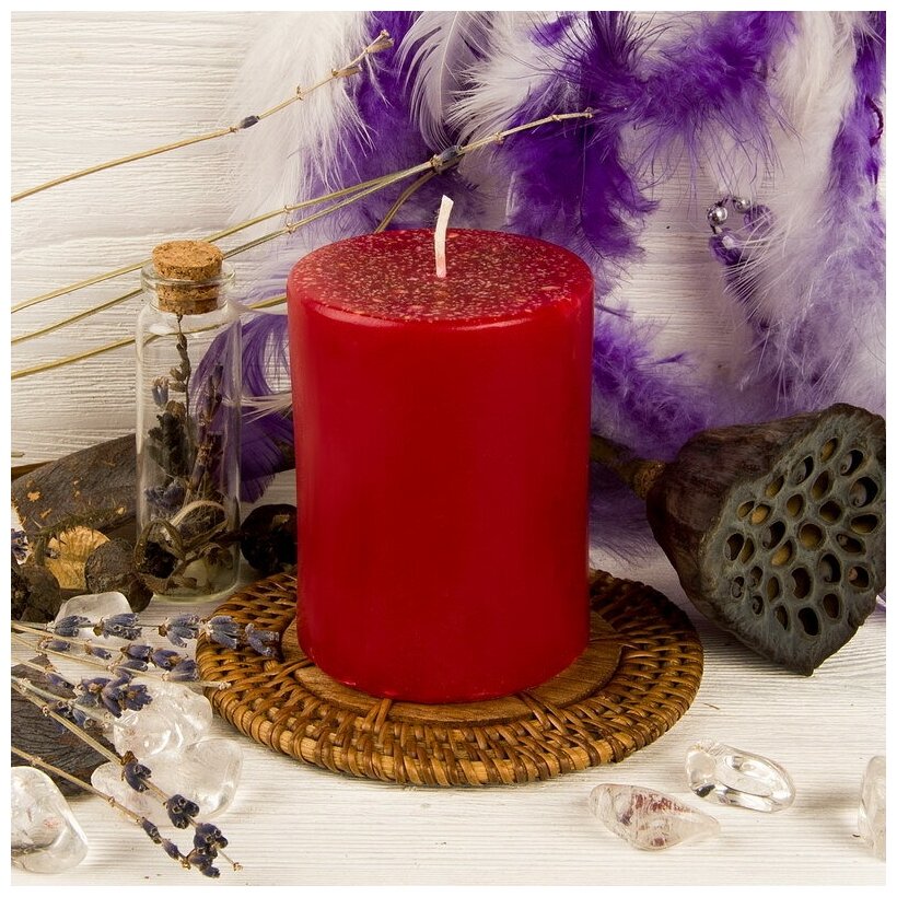 Ароматическая свеча с травами "Неодолимый соблазн"