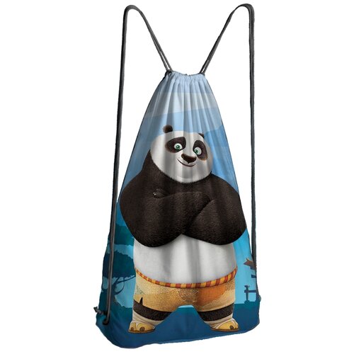 фото Сумка, рюкзак для сменной обуви кунгфу-панда drabs