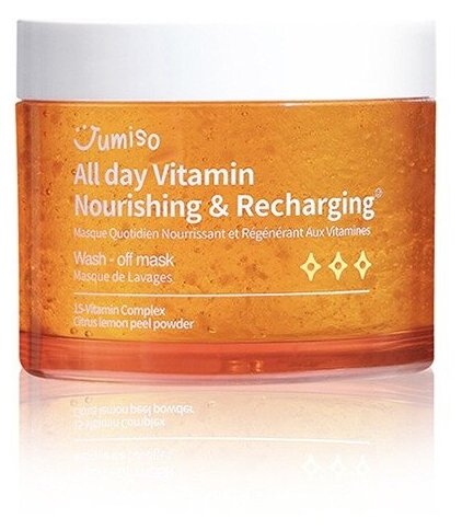 Питательная витаминная маска Jumiso All Day Vitamin Nourishing & Recharging Wash-Off Mask, 100мл