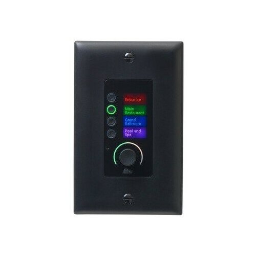 BSS EC-4BV-BLK контроллер Ethernet с 4 кнопками и громкостью, цвет черный