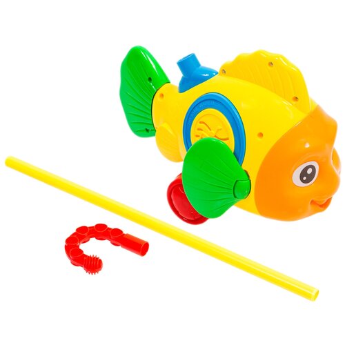 Каталка Рыбка на палке / Для малышей в пакете