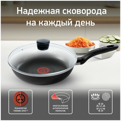 Сковорода с крышкой Tefal Evidence 24 см 04174924