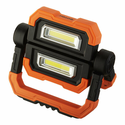 фото Фонарь прожектор фотон wpв-7800 (24093) светодиодный 2 led 20 вт аккумуляторный li-pol 5000 мач пластик 4 режима