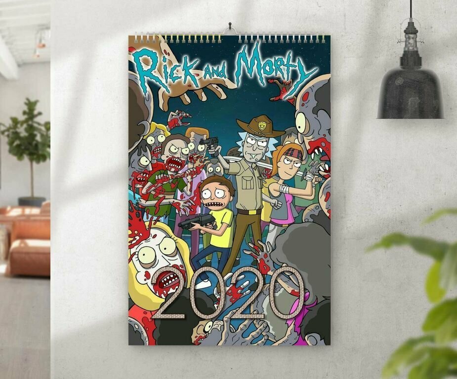 Календарь перекидной Рик и Морти, Rick and Morty №54