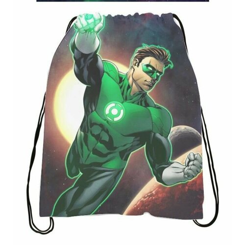 Мешок для обуви Зелёный фонарь, Green Lantern №4