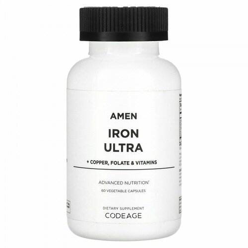 Codeage, Amen, Iron Ultra, 60 Vegetable Capsules