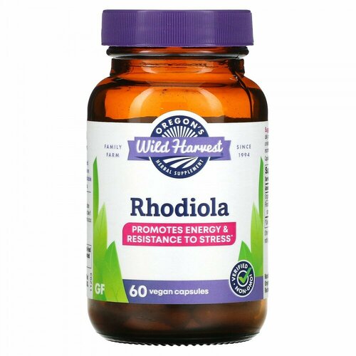 Oregons Wild Harvest, Rhodiola, 60 Vegan Capsules