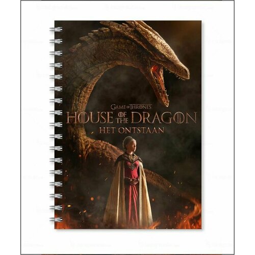 Тетрадь Дом Дракона, House of the Dragon №1 обложка на паспорт дом дракона house of the dragon 1