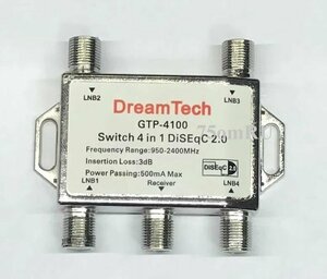 DiSEqC-переключатель DreamTech GTP-4100 4x1
