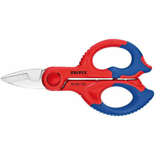 KNIPEX 95 05 155 - Blue - Red - Stainless steel - 155 mm - 170 g - Germany