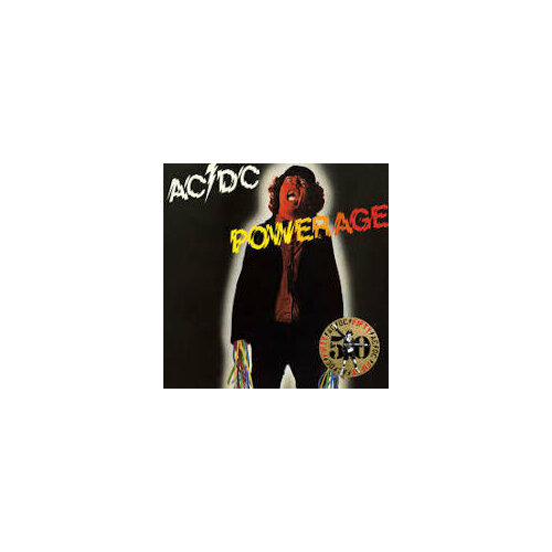 Виниловая пластинка AС/DС / Powerage (50th Anniversary Edition) (Gold Nugget Vinyl + Artwork Print) (1LP) ac dc back in black lp 50th anniversary gold виниловая пластинка