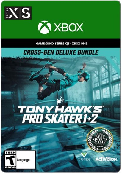 Игра Tony Hawk's Pro Skater 1 + 2 - Набор 'Два поколения' Deluxe, цифровой ключ для Xbox One/Series X|S, Русский язык, Аргентина