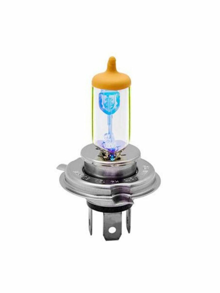 Лампа автомобильная галогенная MTF Light Aurum HAU1204 H4 12V 60/55W P43t 3000K 2 шт. — фото 1