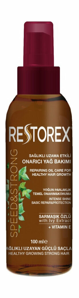 Восстанавливающее масло для здорового роста волос Restorex Repairing Oil Care for Healthy Hair Growth