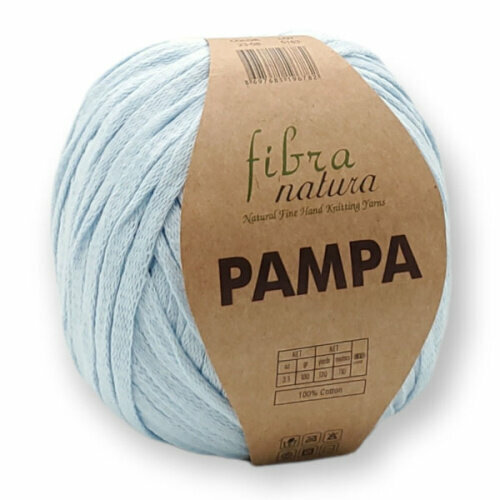 Пряжа для вязания Fibra Natura PAMPA 23-08 100% хлопок; 100гр-110м (1 моток)