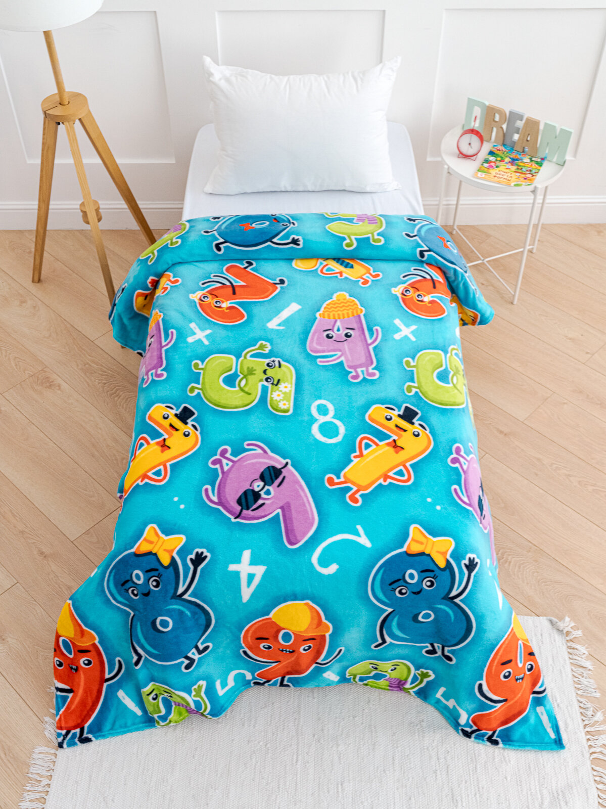 Плед 150х200 детский Павлинка Цифры — фото 1