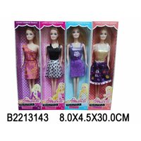 Кукла, 4 вида в ассорт, в к 30x8x4,5   ...