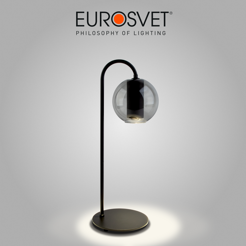 Настольный светильник Eurosvet Cobble 80508/1 дымчатый IP20
