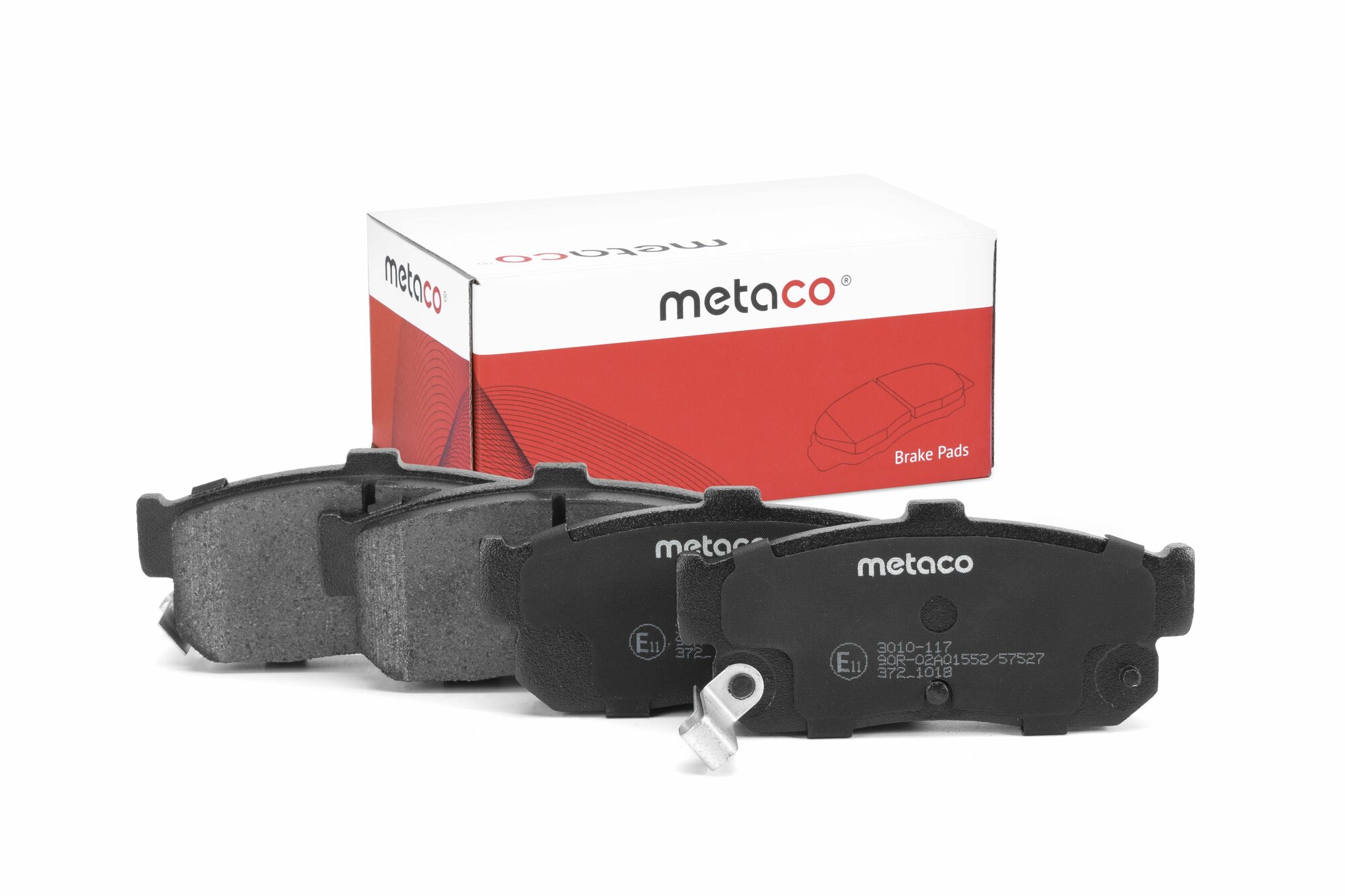 Колодки тормозные задние дисковые к-кт Metaco 3010-117