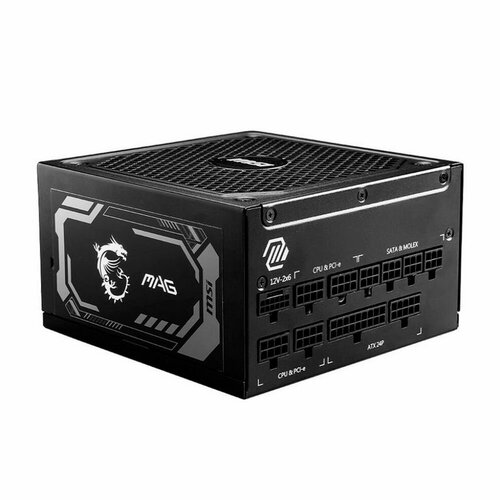 Блок питания MSI 1000W MAG A1000GL PCIE5 306-7ZP9B11-CE0 16 Pin PCIe 50 Connector Cable Details 18440₽