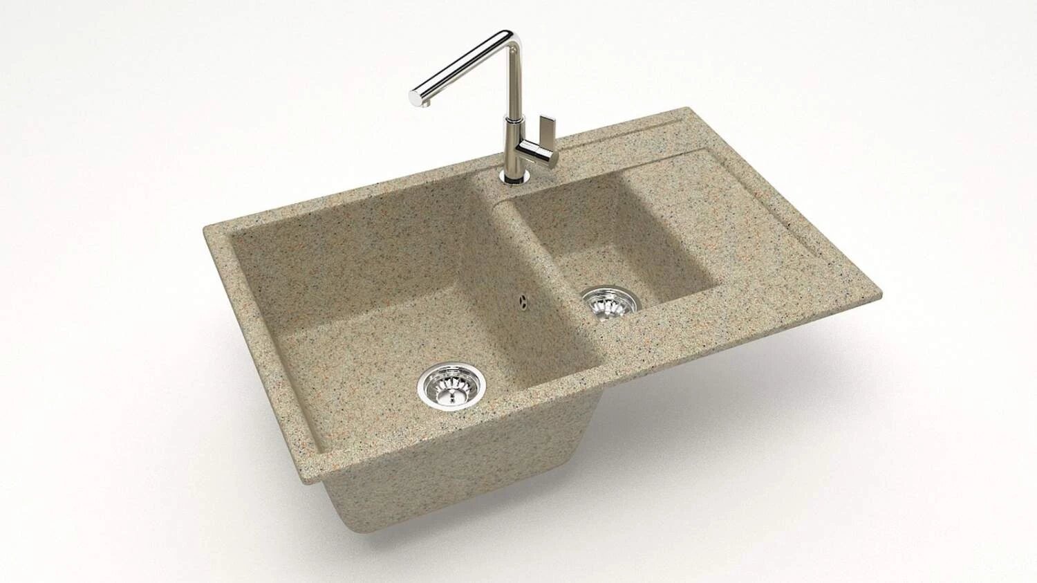 Кухонная мойка мраморная ZETT lab. T210Q005