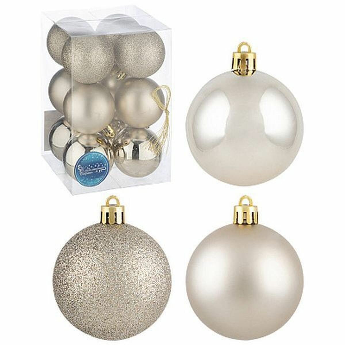 Набор елочных шаров Волшебная страна Набор шаров SYQA- 0123165-06, 12шт, 6см, 6 см