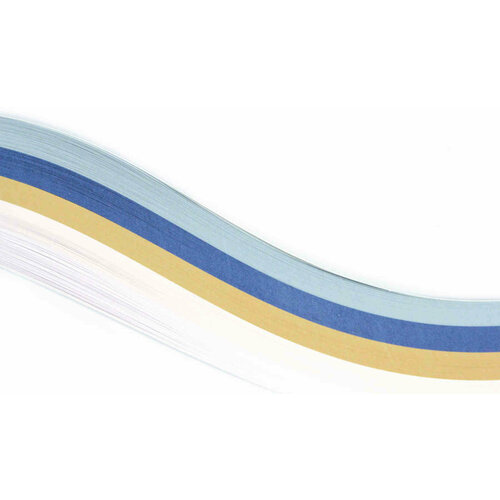 Бумага для квиллинга Металлик длина 297 ширина 5мм 250 полосок 5 цветов плотность 120гкв м 1шт 414₽