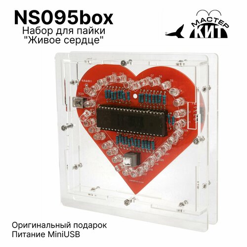 Мастер Кит Начинающим электронщикам NS095box Живое сердце 2650₽
