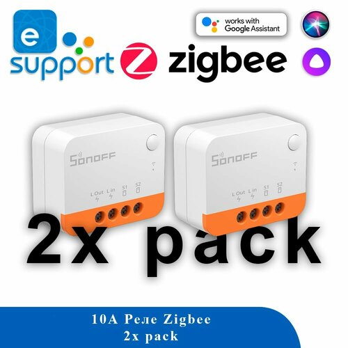 Реле Sonoff ZBMINIL2 ZigBee Extreme комплект из 2 шт 124500₽