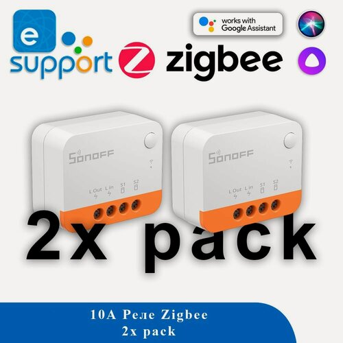 Изображение товара Реле Sonoff ZBMINIL2 ZigBee Extreme (комплект из 2 шт)