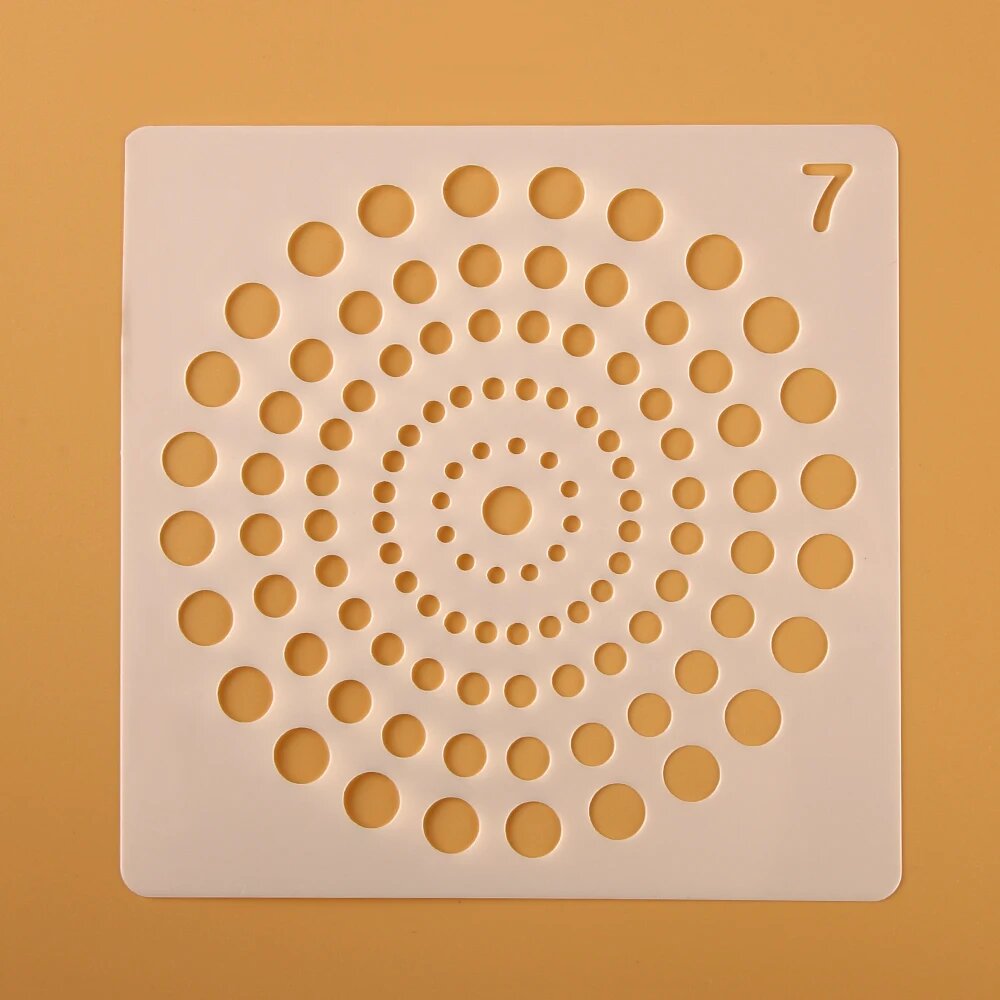 Многослойные трафареты для рисования mandala