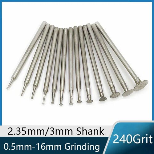 Алмазные боры 235 мм3 мм 10Pcs 12mm x 235mm 176₽