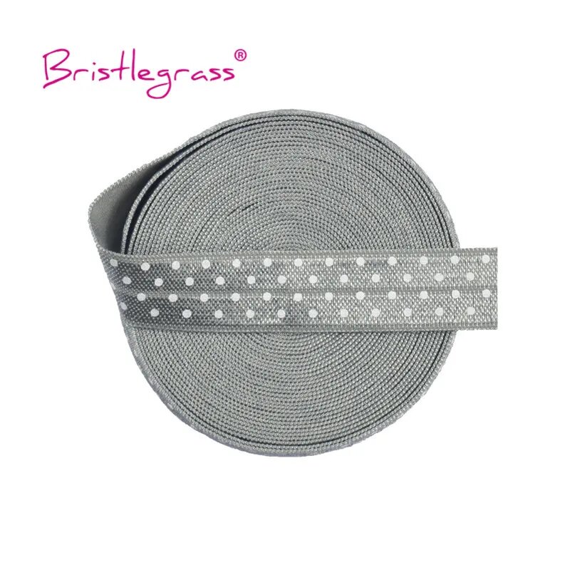 BRISTLEGRASS Эластичная лента с принтом звезды и точек 5/8", 15 мм, спандекс