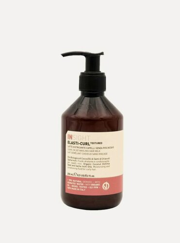 Изображение товара INSIGHT Несмываемое молочко для кудрявых волос ELASTI-CURL, упругие локоны и эластичность, 250 мл