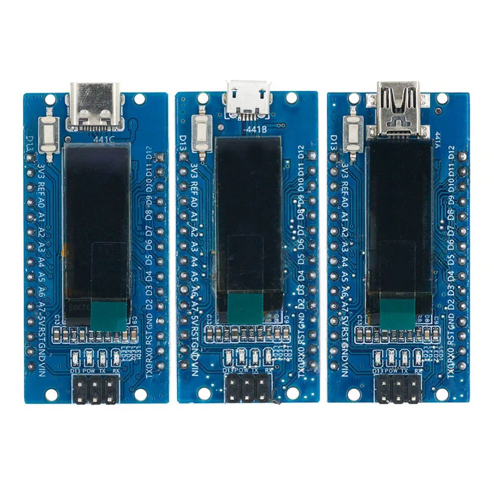 Arduino Nano V3.0 с OLED дисплеем, Micro USB — фото 1