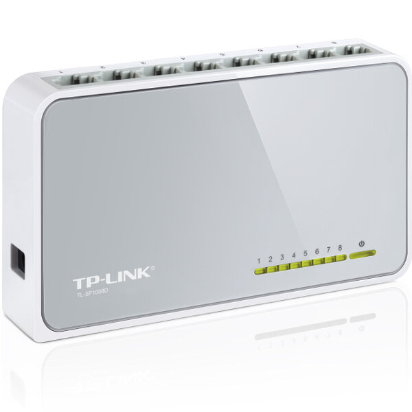 Коммутатор неуправляемый 8-портов TL-SF1008D TP-LINK